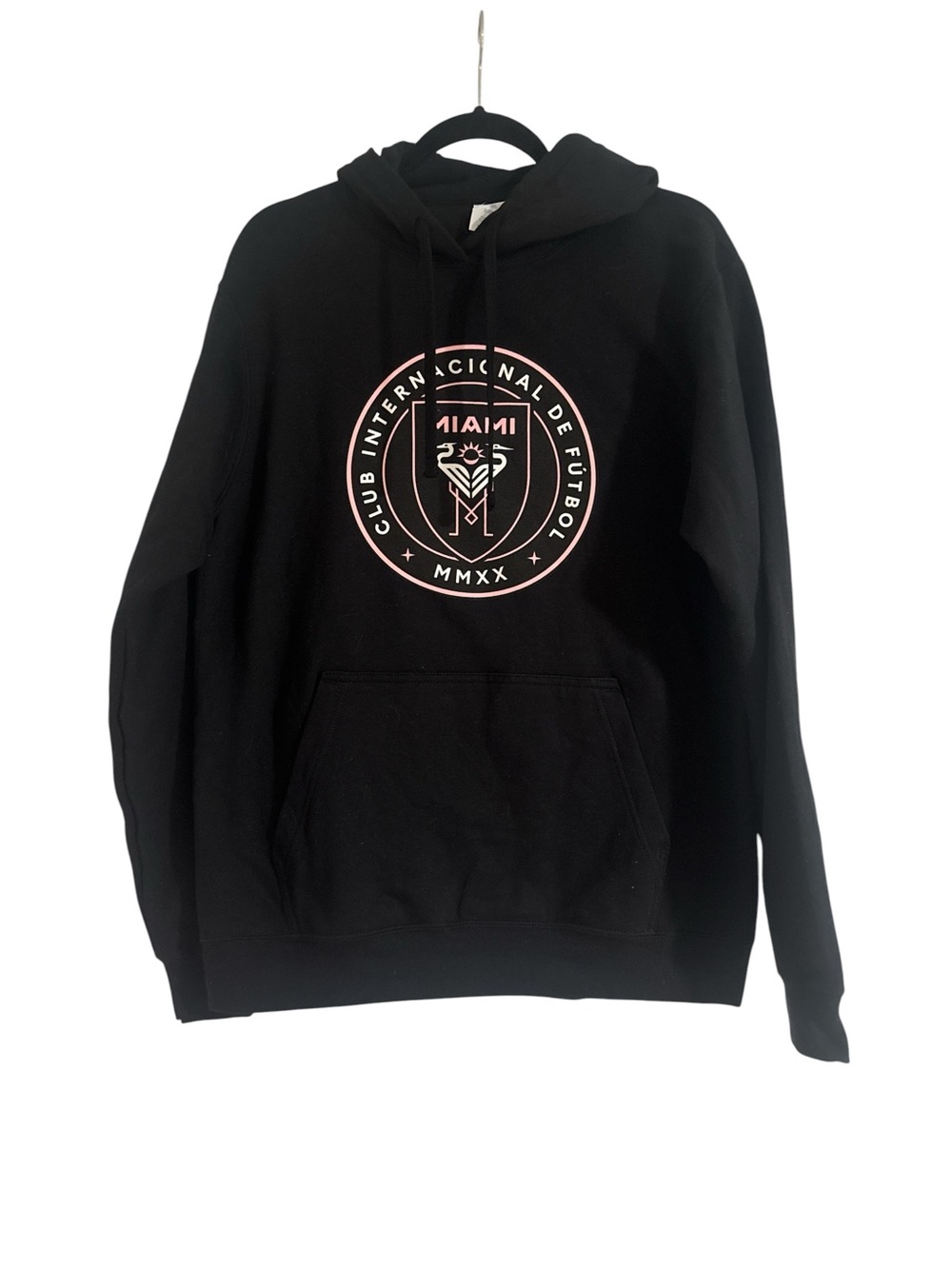 Fanatics- Inter Miami Logo Messi Pullover Hoodie in Black